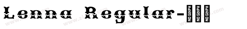Lenna Regular字体转换